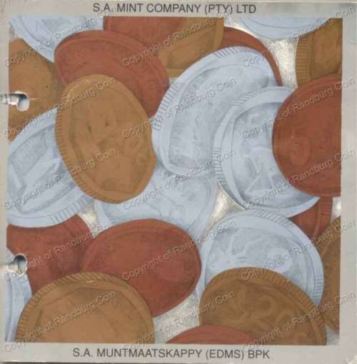 *#* SA Mint UNC 1989 Pattern Pieces Set - cardboard slightly damaged *#*