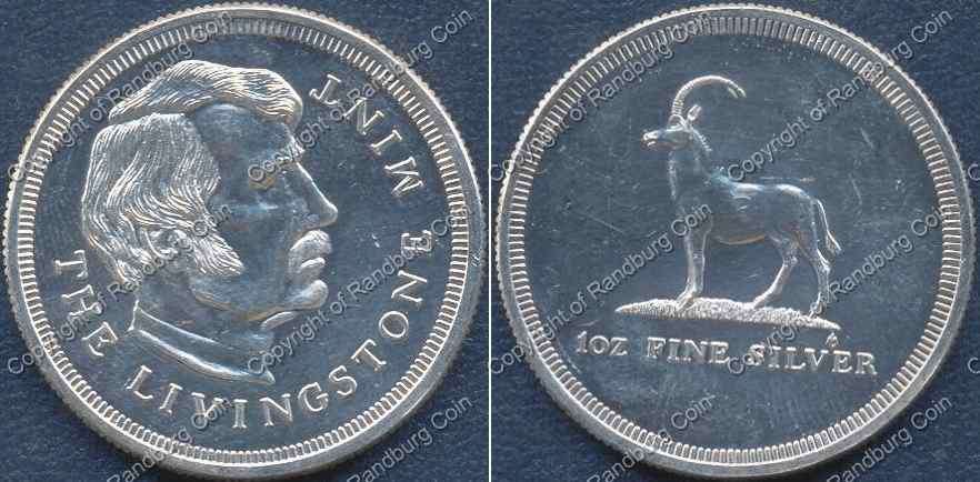 The Livingstone Mint 1oz Fine Silver Medallion