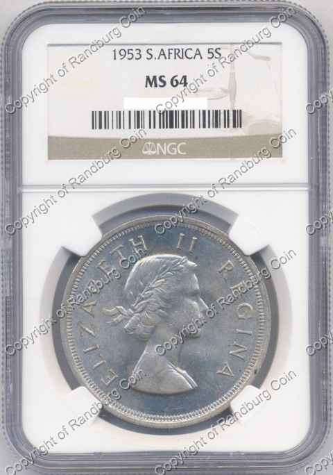 *#* 1953 NGC CROWN SLABBED MS 64 *#*