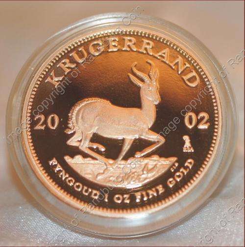 *#* 2002 Krugerrand Proof World Money Fair One oz Coin in SA Mint red box NO Certificate *#*