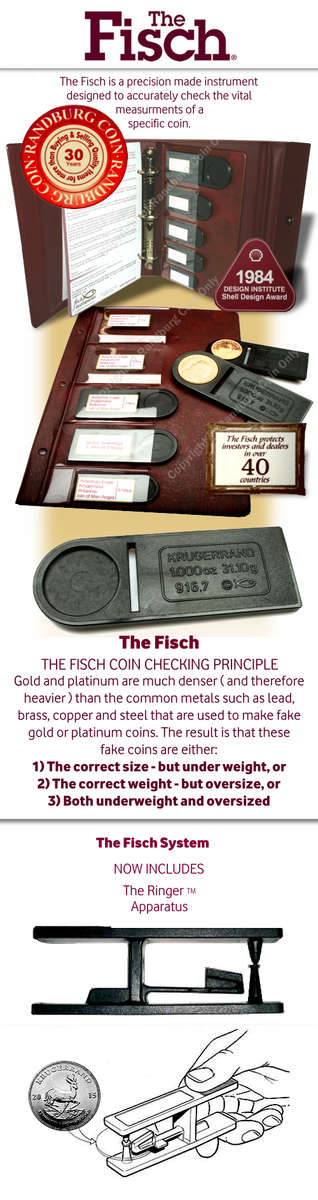 *#* The Fisch Coin Tester for Gold and Platinum - Includes Ringer test device *#*