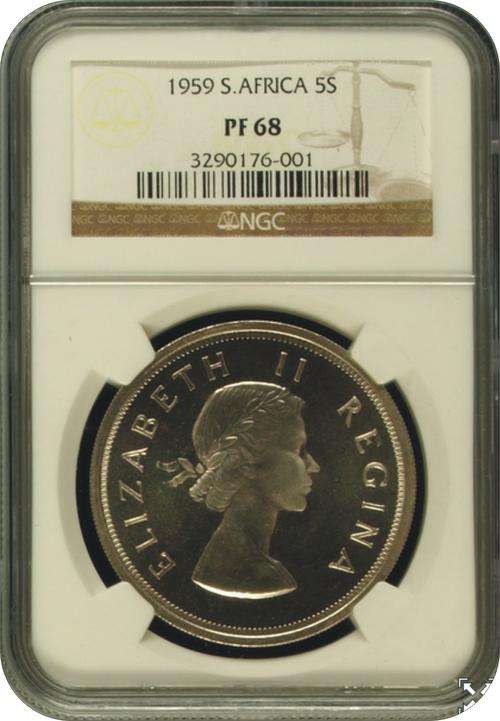 *#* ATTENTION !!! - 1959 NGC CROWN SLABBED PF 68, -  NGC "POP 1" not sharing!!!! *#*