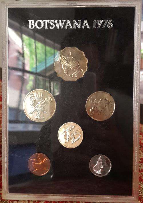 1976 Botswana UNC Coin Set