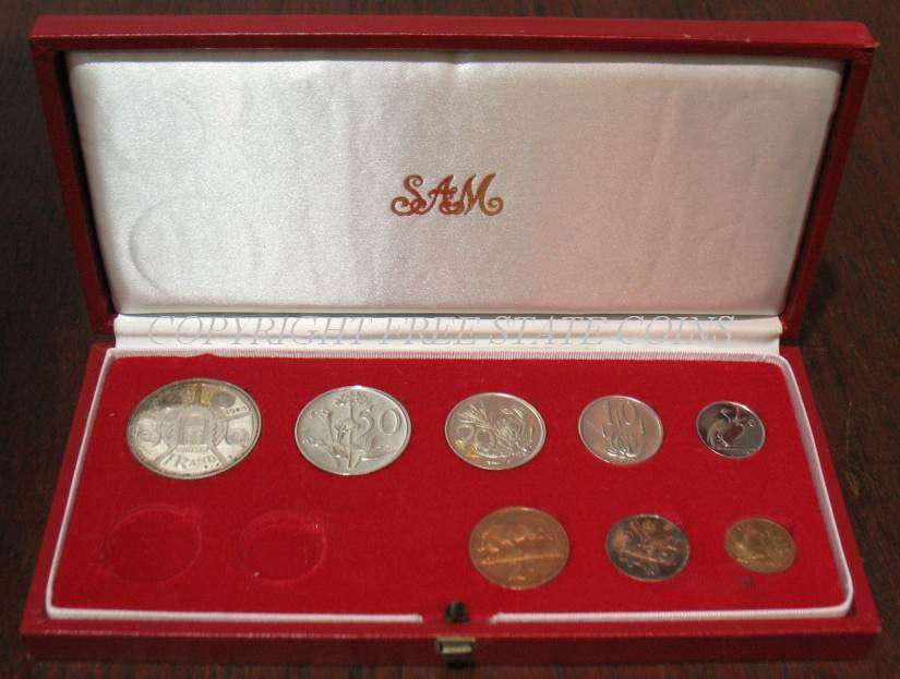 CRAZY R1 START!!! 1974 S.A. Long Proof Set 'NO GOLD' * Catalogue value for short proof set is R500 *