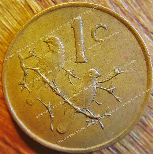 1965 South Africa English One Cent (1c)