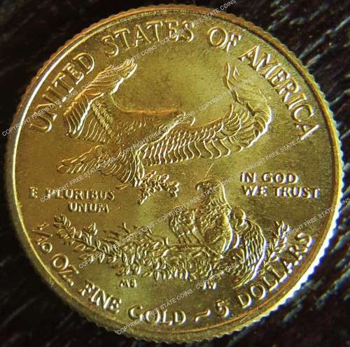 2013 U.S.A. Tenth Ounce (1/10oz) Fine Gold Eagle Coin