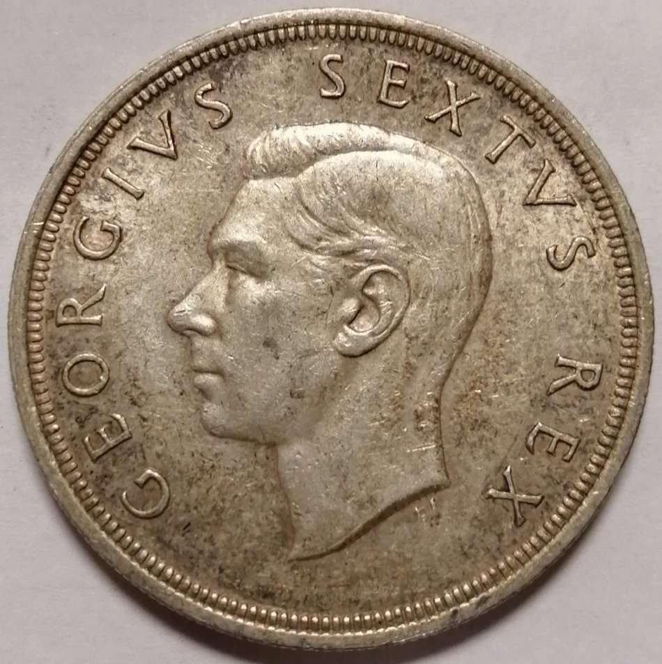1949 Union of South Africa Five Shilling (5/-)