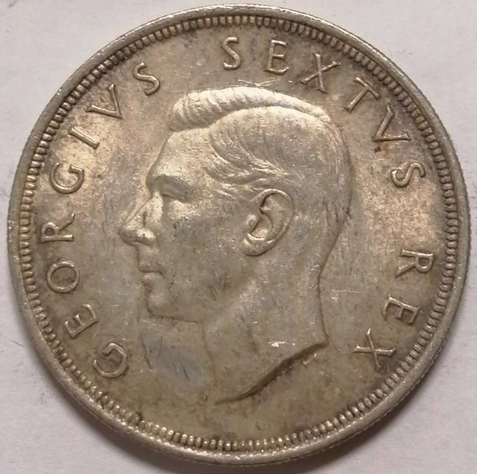 1949 Union of South Africa Five Shilling (5/-)