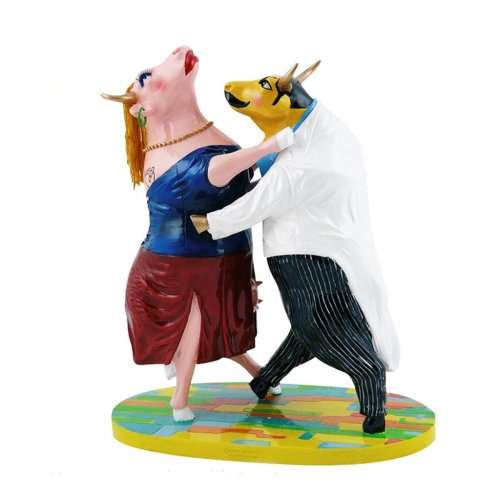 COW PARADE - DANCING WITH COWS - NO BOX, EX-SHOP DISPLAY - FREE DELIVERY