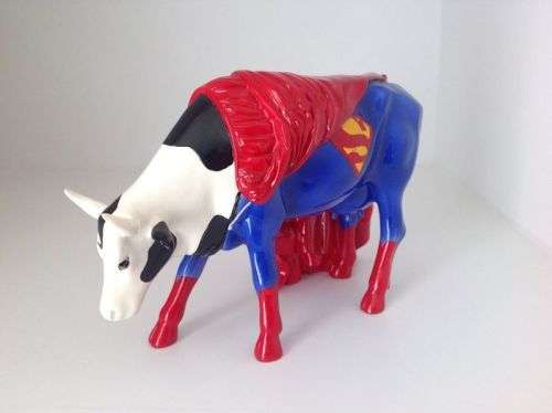 COW PARADE - SUPER COW - NO BOX, EX-SHOP DISPLAY - FREE DELIVERY