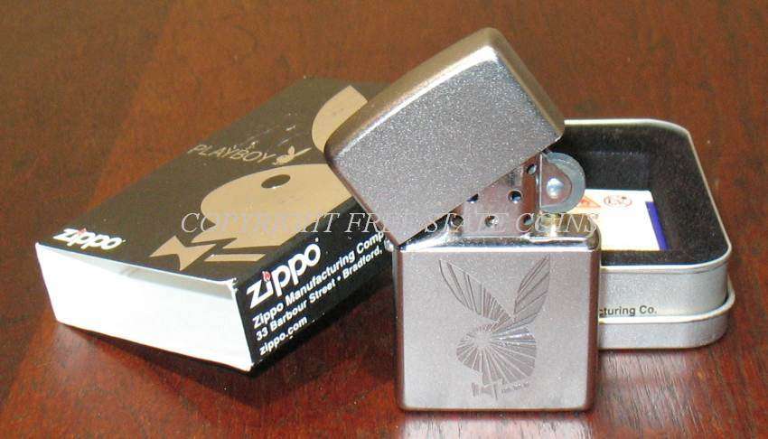 ***FREE POSTAGE*** Zippo Lighter 24309 Playboy Starburst
