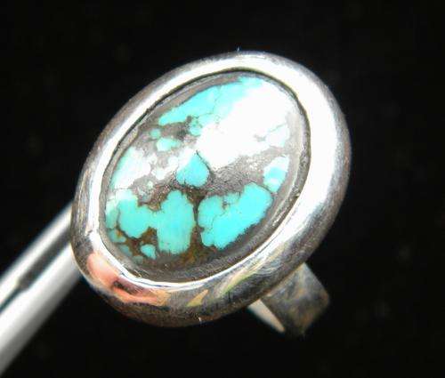 7 gm !!! Natural Turquoise Silver Ring ~ NR!!!