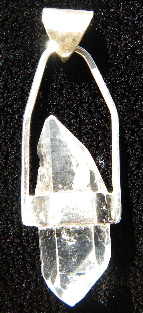 45ct SMASHING!!Natural  Quartz  Silver  Pendant ~ NR!!!