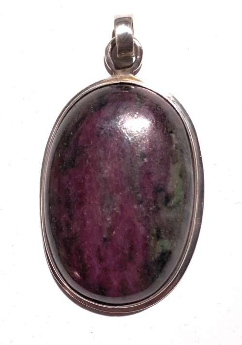 HUGE!!!35.97gm Hand crafted Ruby in Zoisite sterling silver pendent!!!