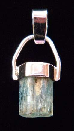 LOVELY!!!Natural Aquamarine Sterling silver Pendent!!!