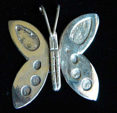Stunning!!! Butterfly .925 Sterling Silver Pendent!!!