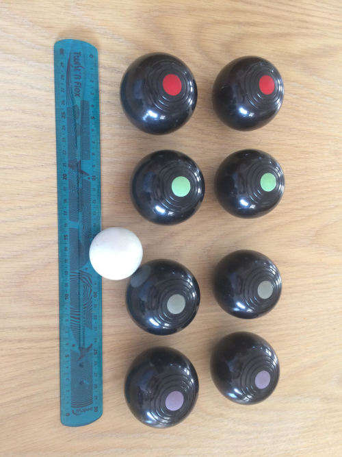 Bowls set. High quality carpet bowls