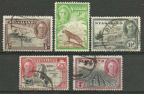 NYASALAND KING GEORGE VI PART SET