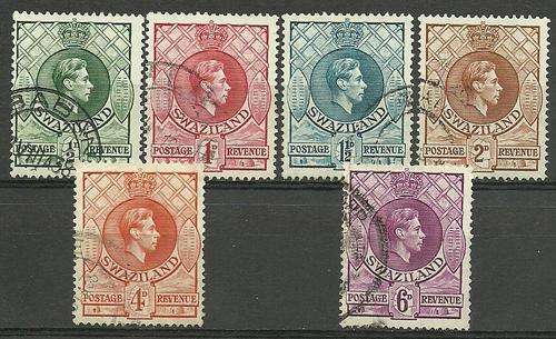SWAZILAND KING GEORGE VI PART SET