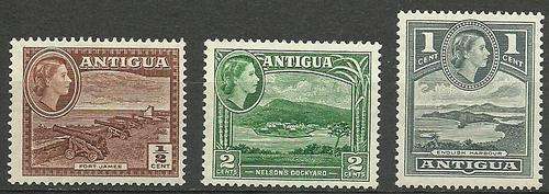 Antigua  selection  in exellent condition stamps