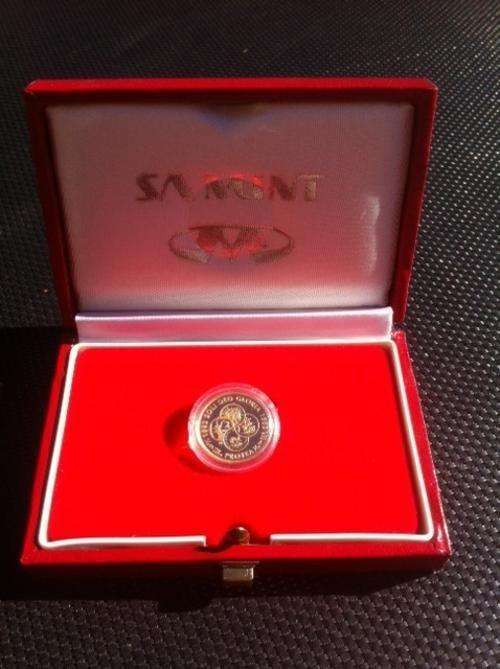 1992 Protea Coinage Commemorative 1/10 oz Gold Coin