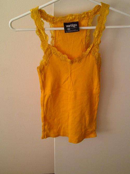 Yellow Vertigo vest  - xtra small