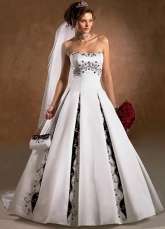 Strapless Satin Wedding Dress (Free Veil or Tiara) - Made 2 order  ***Free Delivery to your door