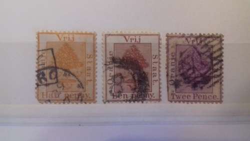Oranje Vriy Staat set of 3 values