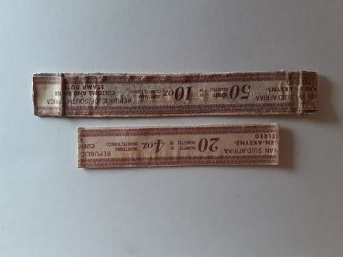 RSA Customs and Excise Stamp Duty on Cigarette Tobacco (Imperial weight)