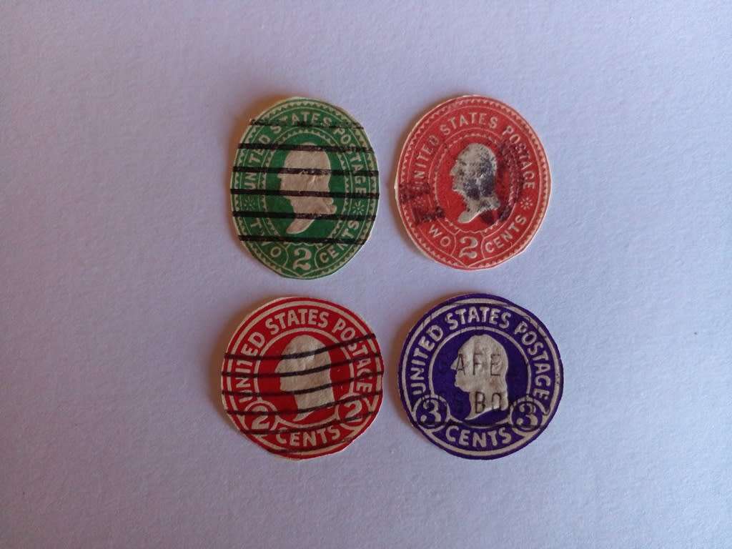 USA Embossed Stamps: Presidents