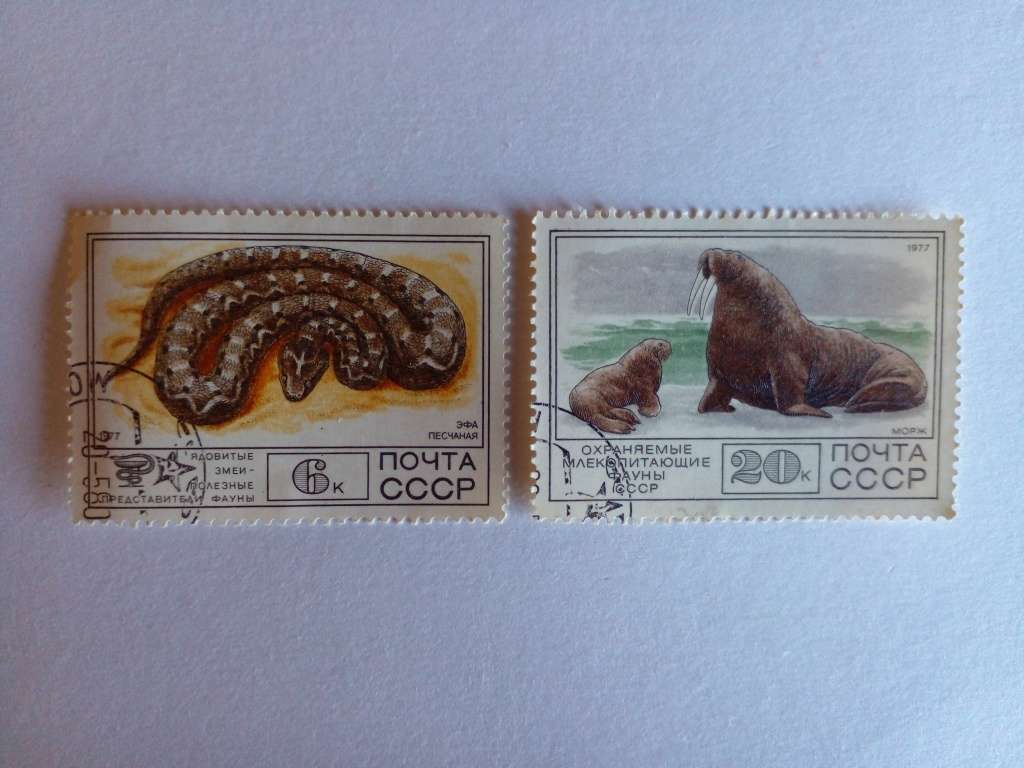 USSR 1977 Fauna