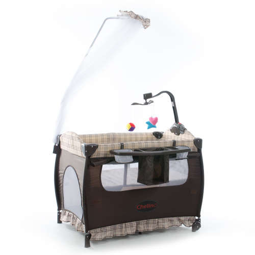 Chelino Tiffany Camp Cot - Checker