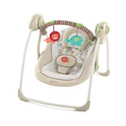 Bright Starts Portable Baby Swing - Cozy Kingdom - with free delivery
