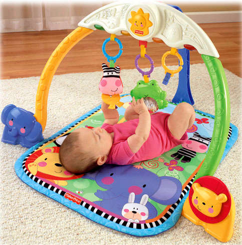 Fisher Price Discover 'n Grow Tracking Lights Musical Gym