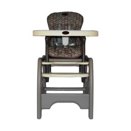 Active 3 in 1 Baby Feeding Chair - Brown Circles