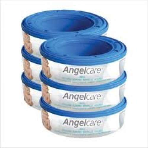 Angelcare Nappy Diaper Disposal Refills - 6 pack