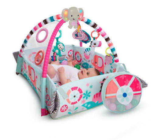 Bright Starts 5-in-1 Your Way Ball Play Pink Baby Activity Gym