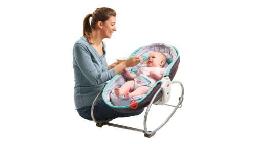 Tiny Love 3-in-1 Rocker Napper - Grey-Turquoise | Baby