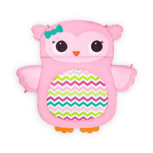 Bright Starts Tummy Time Prop & Play - Pink Owl
