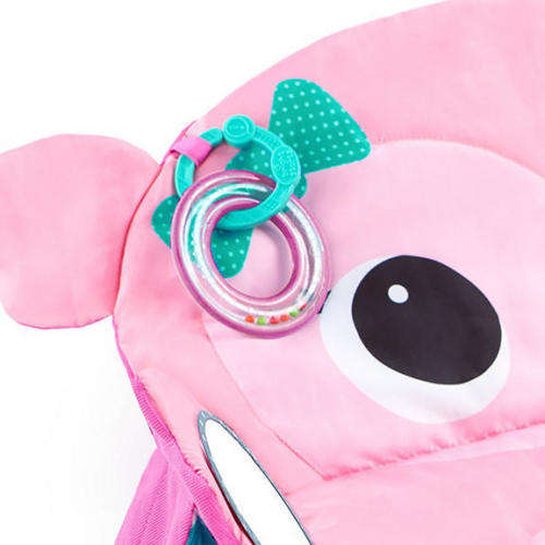 Bright Starts Tummy Time Prop & Play - Pink Owl