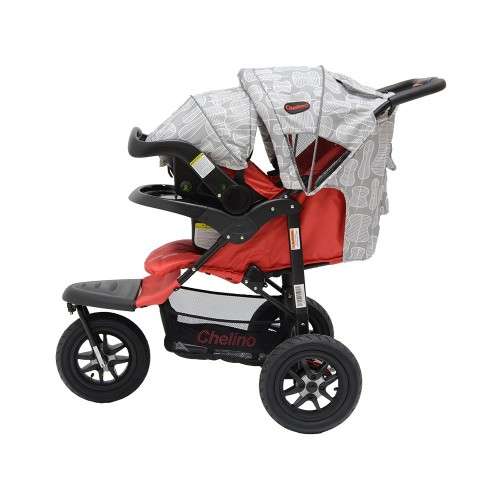 Chelino Urban Detour Baby Travel System - Red