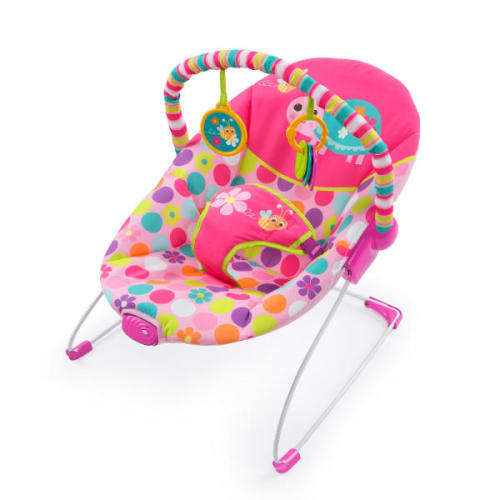 Bright Starts Pretty Pink Safari Baby Bouncer