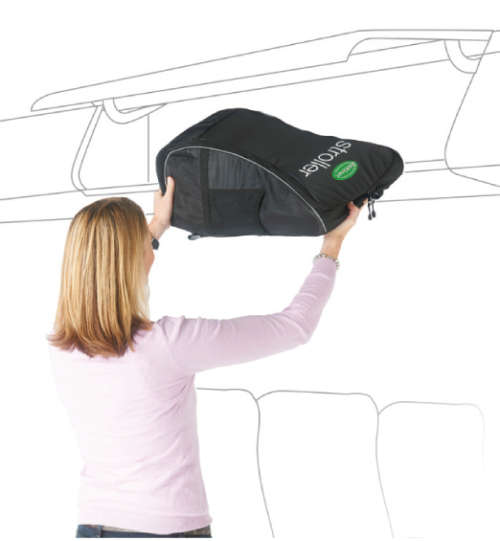 Move by Playette Backpack Baby Stroller - Black with Lime Accents