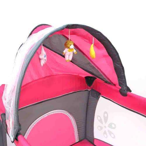 Mamakids Sleepy Baby Camp Cot - Pink