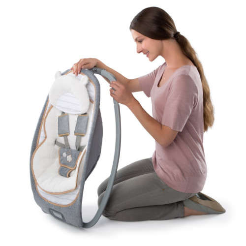 Bright Starts Boutique Collection Rocking Seat - Bella Teddy + Free Toy