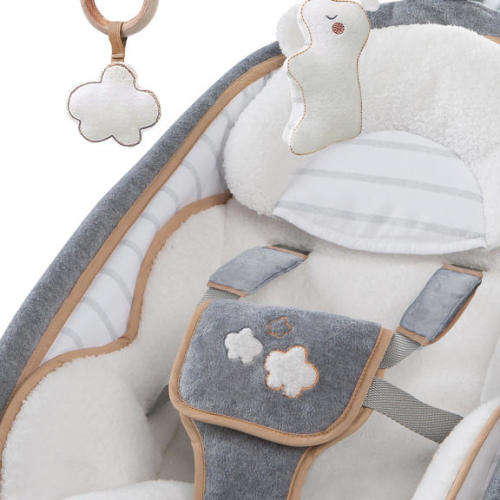 Bright Starts Boutique Collection Rocking Seat - Bella Teddy + Free Toy