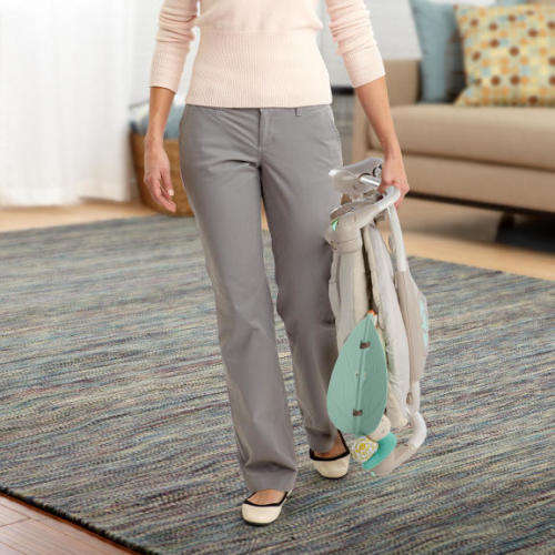 Ingenuity ConvertMe Swing-2-Seat Portable Swing - Seneca + FREE toy