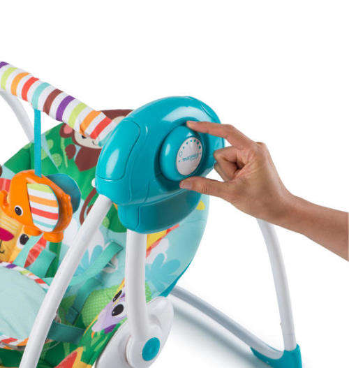 Bright Starts Safari Surprise Portable Swing