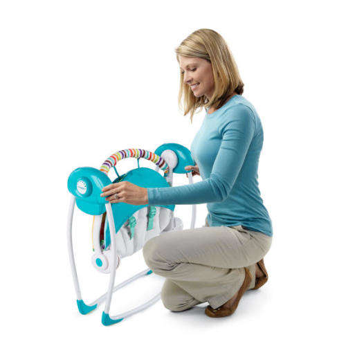 Bright Starts Safari Surprise Portable Swing