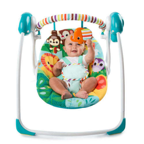 Bright Starts Safari Surprise Portable Swing